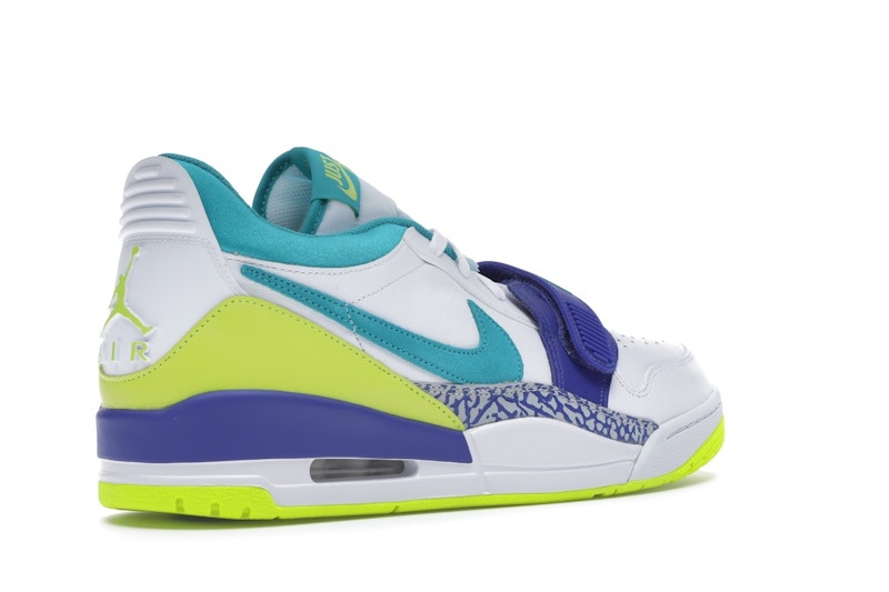 Jordan Legacy 312 Low Ultramarine Neon Yellow Aquamarine