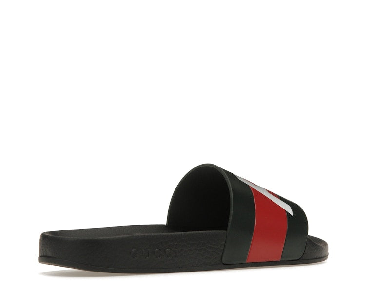 Palace x Gucci Logo Web Slide Sandal Black
