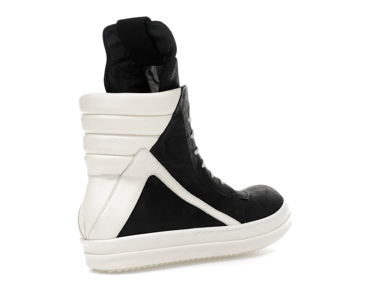 Rick Owens Geobasket High Black Milk