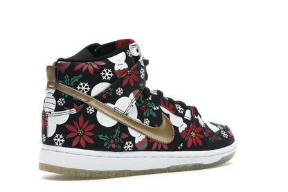 Nike SB Dunk High Concepts Ugly Christmas Sweater Black (Special Box)