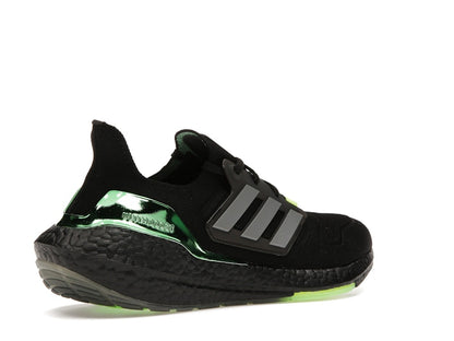 adidas Ultra Boost 22 Black Iron Metallic Beam Green