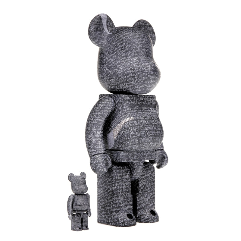 Bearbrick The British Museum (The Rosetta Stone) 100% & 400% Set