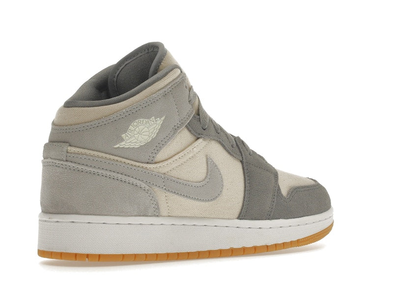 Jordan 1 Mid SE Coconut Milk Particle Grey (GS)