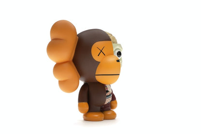 KAWS Bape Dissected Baby Milo Vinyl Figure Brown