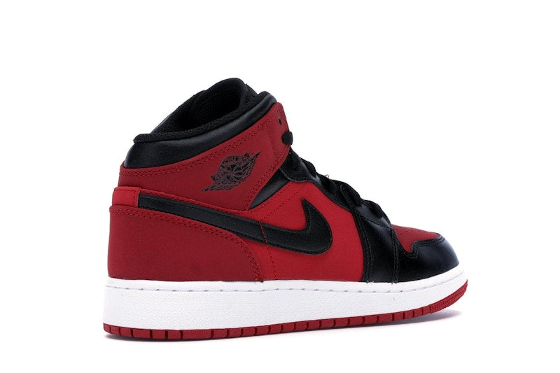Jordan 1 Mid Gym Red Black (GS)