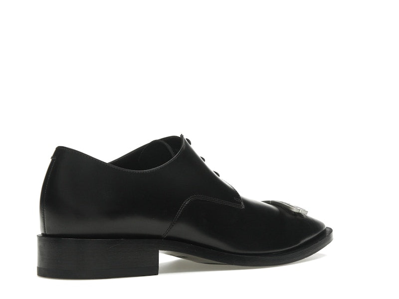 Balenciaga Rim Derby Shoes Black Leather