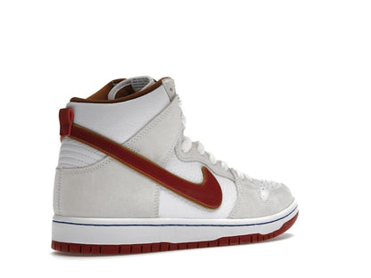 Nike SB Dunk High Sail Bright Crimson