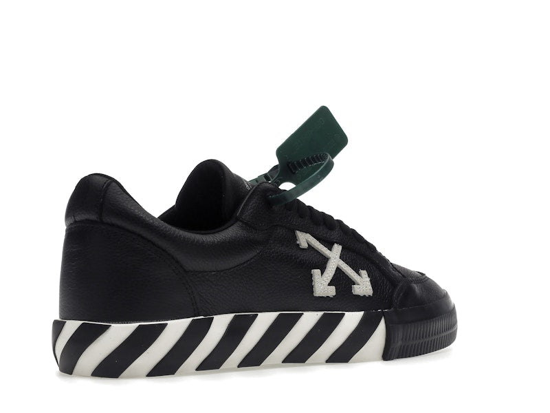 OFF-WHITE Vulc Low Leather Black White SS22