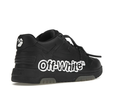 OFF-WHITE Out Of Office OOO Low Tops "Off-White" Black White