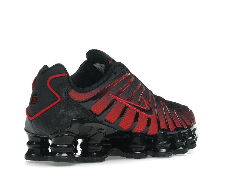 Nike Shox TL Black University Red Gradient