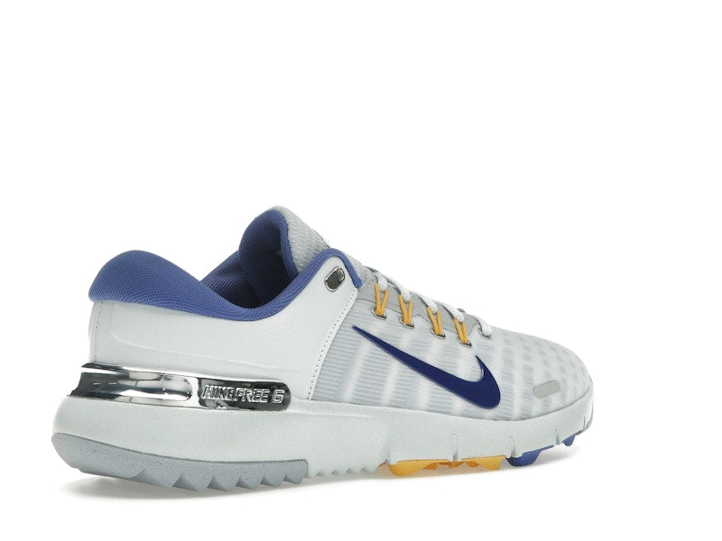 Nike Free Golf Pure Platinum University Gold Wolf Grey Astronomy Blue