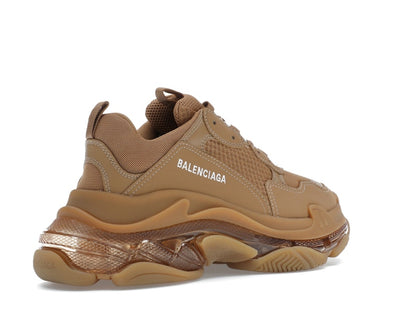 Balenciaga Triple S Clear Sole Light Camel (Women's)
