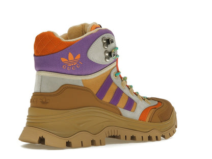 Gucci x Adidas Laced Up Boots Brown Purple (Women's)