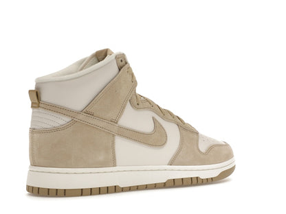 Nike Dunk High Tan Suede White