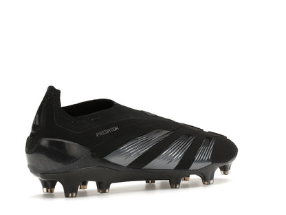 adidas Predator 24 Elite Laceless FG Core Black Carbon