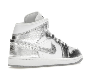 Jordan 1 Mid SE Metallic Silver (Women's)