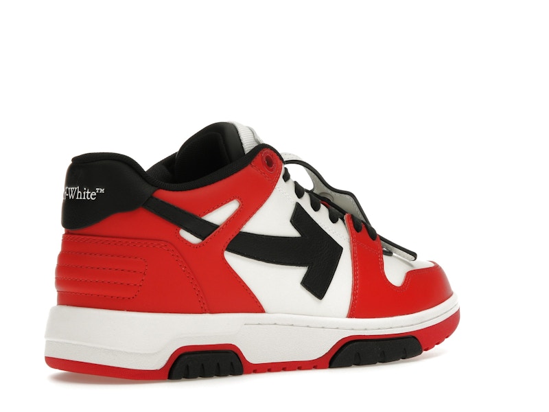 OFF-WHITE Out Of Office OOO Low Tops Red Black (2024)