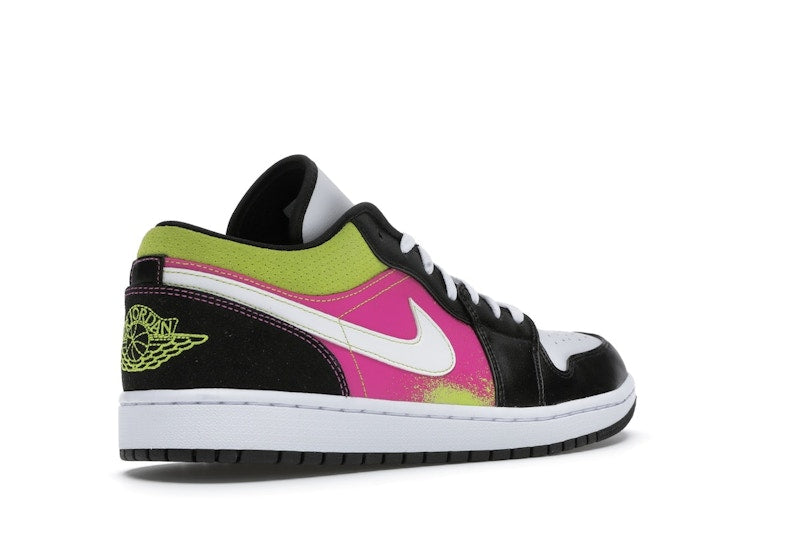 Jordan 1 Low Black Active Fuchsia Cyber