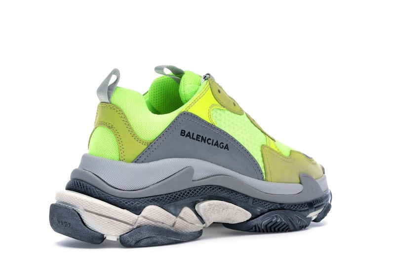 Balenciaga Triple S Neon Yellow (2018 Reissue)