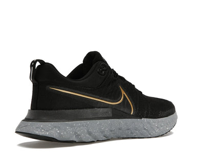 Nike React Infinity Run Flyknit 2 Black Gold