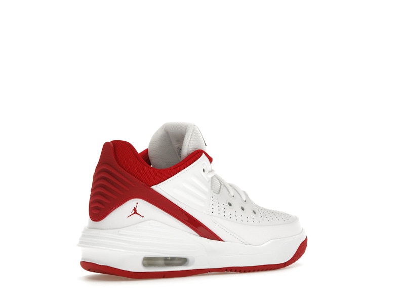 Jordan Max Aura 5 White Black Gym Red (GS)