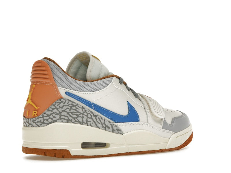 Jordan Legacy 312 Low Phantom Amber Brown Star Blue