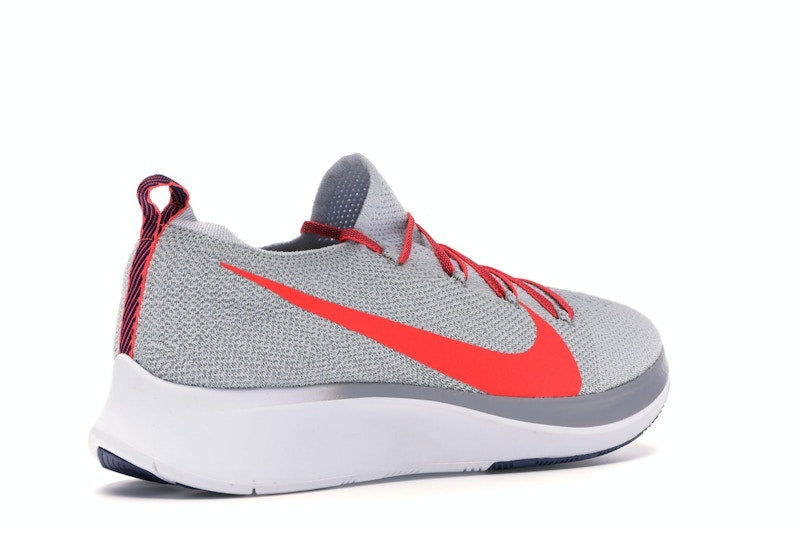 Nike Zoom Fly Flyknit Pure Platinum Bright Crimson