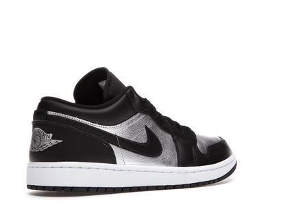 Jordan 1 Low SE Black Metallic Silver (Women's)