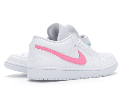Jordan 1 Low White Multi-Color Swoosh