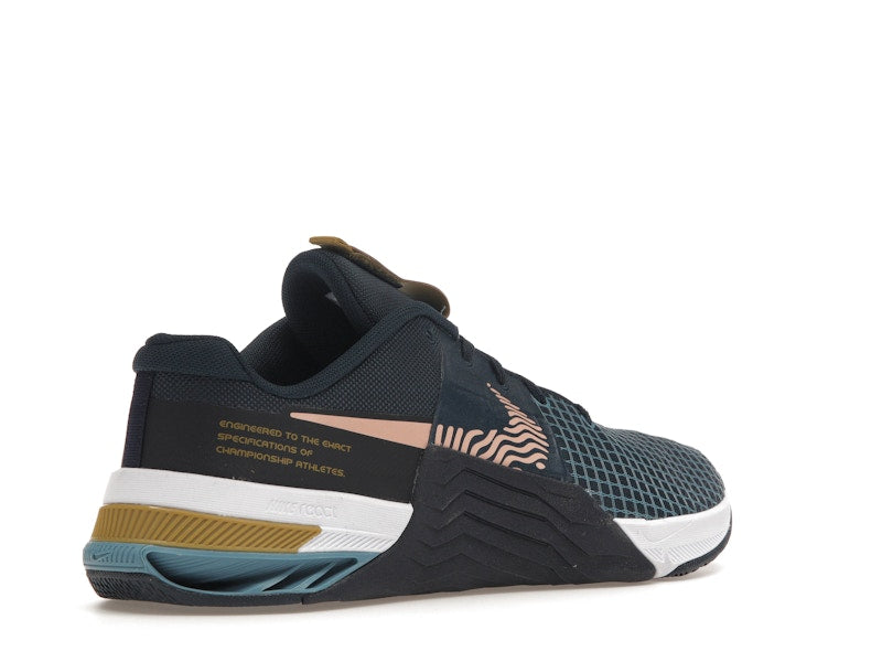 Nike Metcon 8 Armory Navy Obsidian Cerulean Arctic Orange