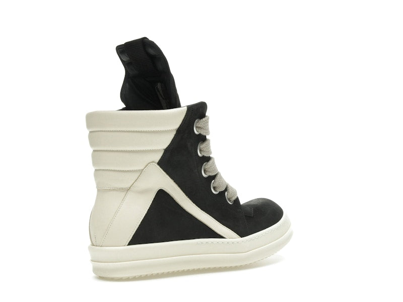 Rick Owens Geobasket Jumbo Lace High Black Milk (Women's)
