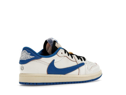Jordan 1 Retro Low OG SP Fragment x Travis Scott Sail Military Blue (PS)