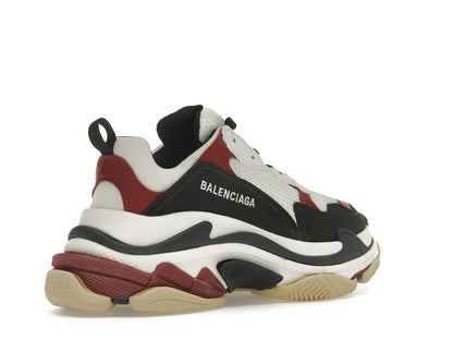Balenciaga Triple S White Black Crimson