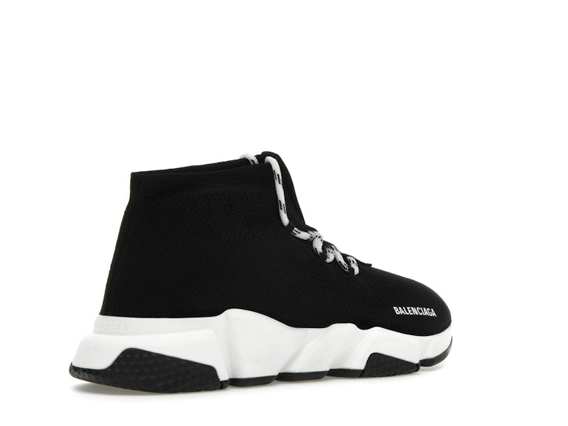 Balenciaga Speed Lace Up Black White (Women's)