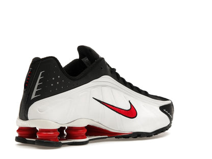 Nike Shox R4 Platinum Tint University Red Black
