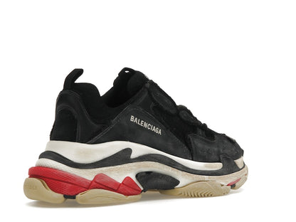 Balenciaga Triple S DIY Black Red White