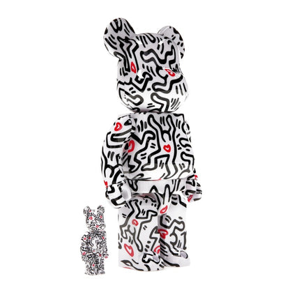 Bearbrick Keith Haring #8 100% & 400% Set
