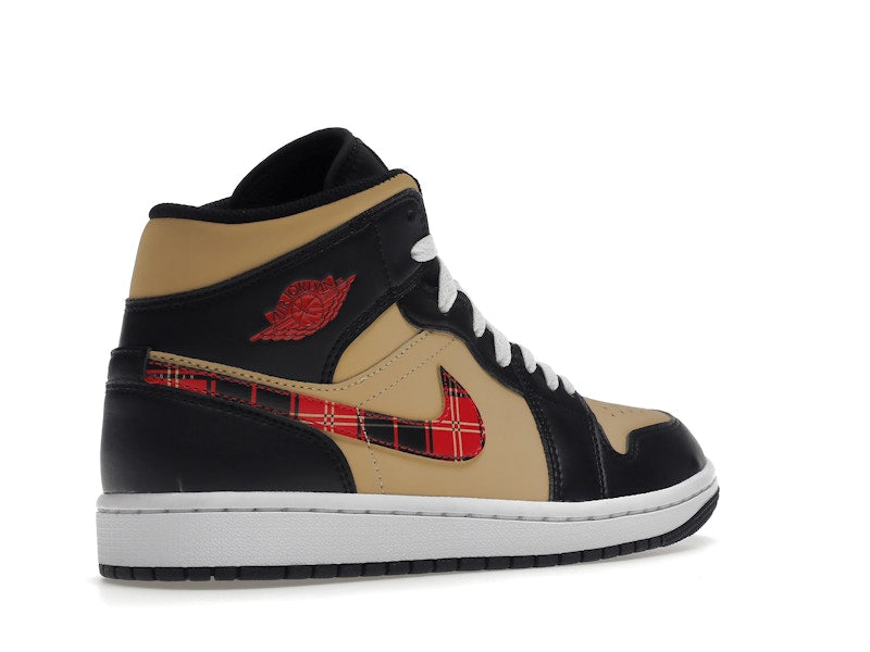 Air Jordan 1 Mid Tartan Swoosh