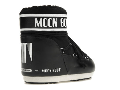 Moon Boot Icon Low Nylon Boot Black White