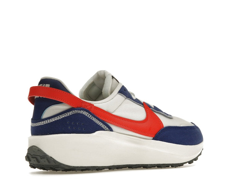 Nike Waffle Debut Swoosh Habanero Red Old Royal