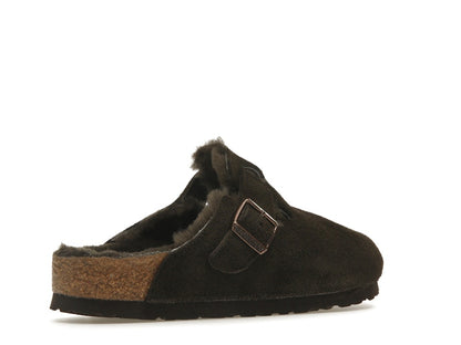 Birkenstock Boston Shearling Suede Mocha