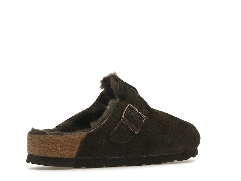 Birkenstock Boston Shearling Suede Mocha