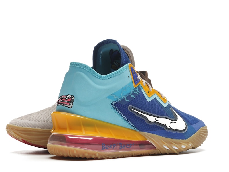 Nike LeBron 18 Low Wile E. vs Roadrunner Space Jam
