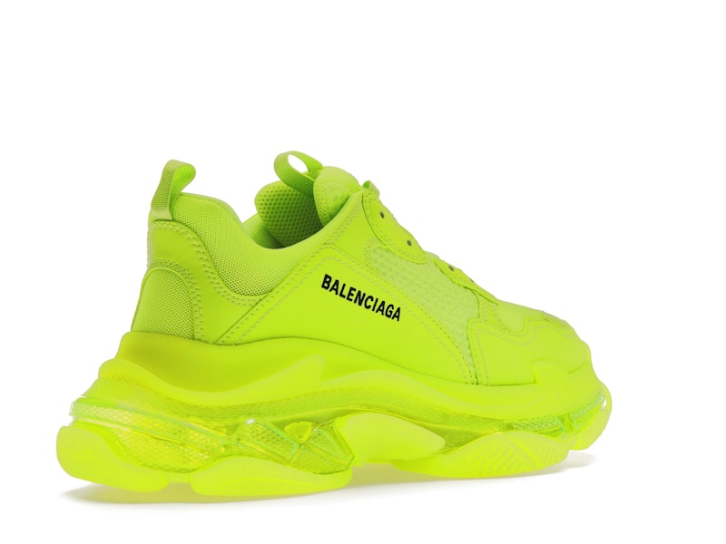 Balenciaga Triple S Clear Sole Fluo Yellow