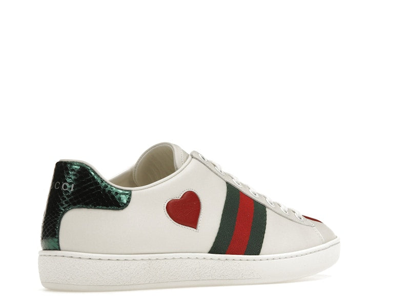 Gucci Ace Embroidered Hearts (Women's)