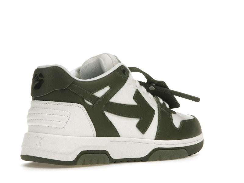 OFF-WHITE Out Of Office OOO Low Tops White Khaki