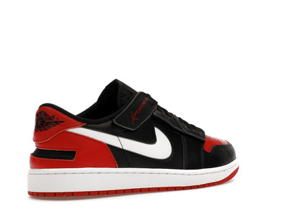 Jordan 1 Low FlyEase Black White Gym Red