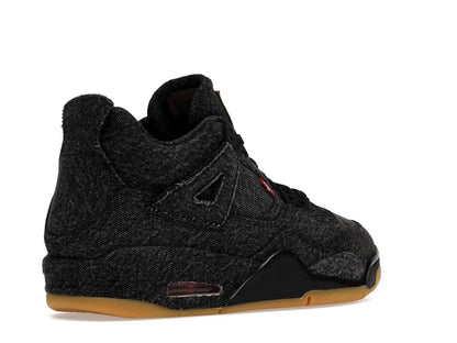Jordan 4 Retro Levi's Black (GS) (Levi's Tag)