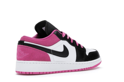 Jordan 1 Low Black Active Fuchsia (GS)