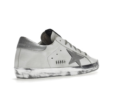 Golden Goose Super-Star White Silver Sparkle (Women's)